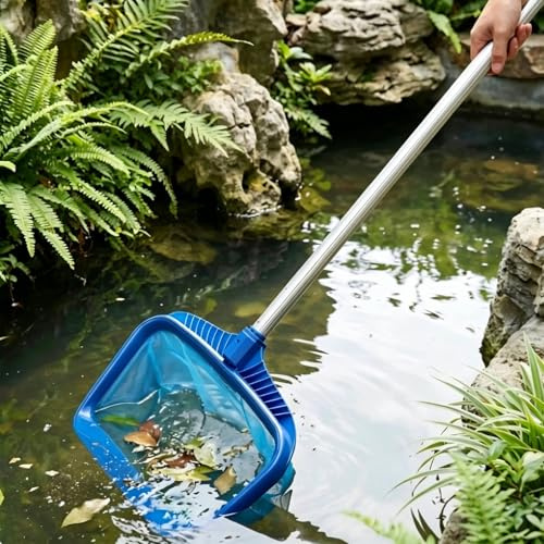 poolrengöringskit Poolrengöringsutrustning Nätsats, Poolrengöringsset Med Lång Stång, Pooltillbehör(1m/39.3in)