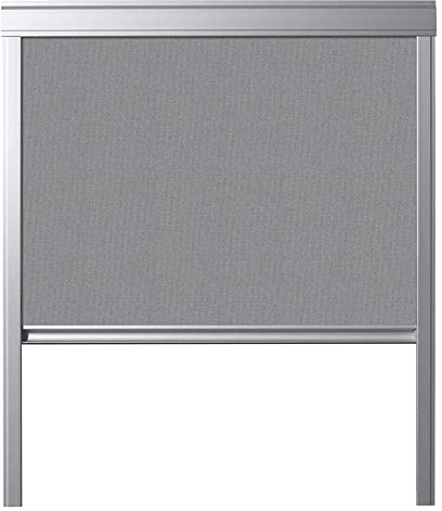 Dachfenster Verdunkelungsrollo kompatibel mit VELUX, Grau, für C02