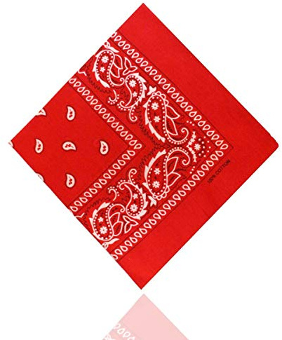 Bandana Tuch versch Farben 100% Baumwolle Kopftuch Halstuch Nickituch Schal ledermodefashion