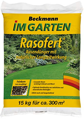 Beckmann Rasofert Rasendünger 12+3+5, 15 Kg