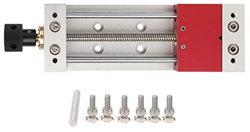 Mini Tischschraubstock, Aluminium Tischklemme Bohrschraubstock Maschine DIY Reparaturwerkzeug Humanisiertes Design Werkbank Befestigungswerkzeug für Holzbearbeitungstisch