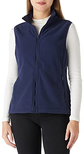 Outdoor Ventures Gilet polaire pour femme - Veste douce sans manches avec poches zippées - Gilet de course de sport - Printemps - Automne - Gilet polaire pour femme | Gilet léger pour femme, veste polaire coupe-vent avec 4 poches, gilet de course, gilet de cyclisme, gilet de randonnée, golf