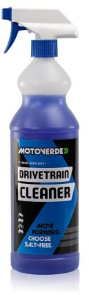 Motoverde 1L Drivetrain Cleaner - Degreaser for all types of chains and sprockets - Suitable for All Types of Bike inc Motocross, Motorcycle, Bicycle, Mountain Bike, E-bike