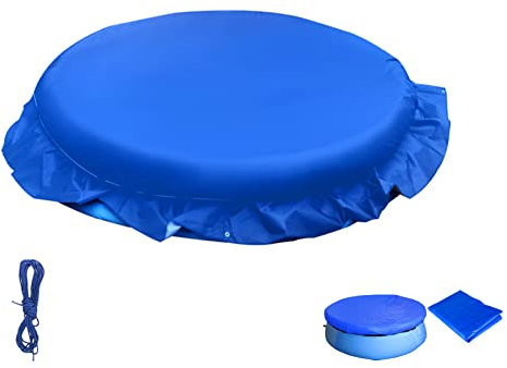 Bache Piscine,Bâche 4 Saisons pour Piscines Hors Sol Ronde,Bâche De Résistante à La Déchirure pour Piscine Hors-Sol,Bache De Piscine Gonflables,Imperméable à l'eau Et à La Poussière (Rond 3 m)