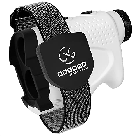 Gogogo Sport Vpro Magnetischer Golf Entfernungsmesser Halterungsgurt, Verstellbarer Entfernungsmesser-Gurt/Halterung/Band passend für die meisten Arten (Schwarz)