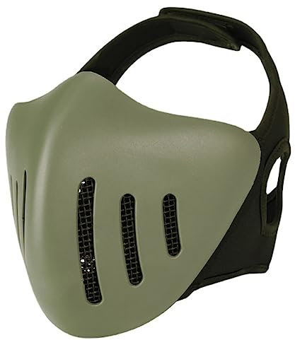 ACEXIER Tactical Half Face Mask Breathable Airsoft Paintball CS Protective Mask CS Training Cycling Mask Hunting Accessories