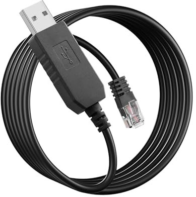 SinLoon Radar Detector Power Cord 5V to 12V Radar Detector Replacement Power Cord Boost Adapter Cable USB to RJ11 Plug Cable for Radar Detector with RJ11 Charging Port-4.9FT