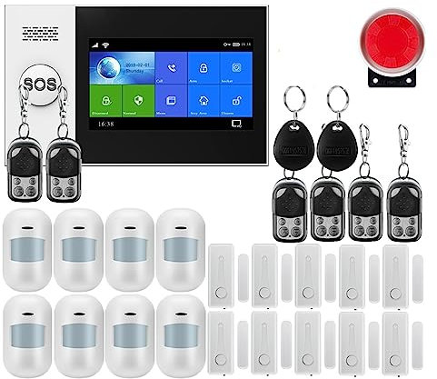 Wireless Home WIFI Home Security With Motion Detector Sensor Burglar Alarm System(W4B10)