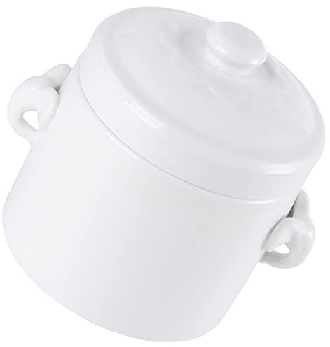Alipis Pentola Per Stufato in Terracotta Con Pentola Per Stufato in Ciotola Per Uova Al Vapore Tazza Da Dessert in Ciotola Da Portata Per Cucina