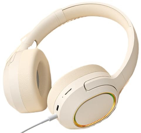 Casque de Travail - Casque sans Fil Bureau | Design Ergonomique Pliable pour Téléphone, Jeux, Plage, Sport et Gym