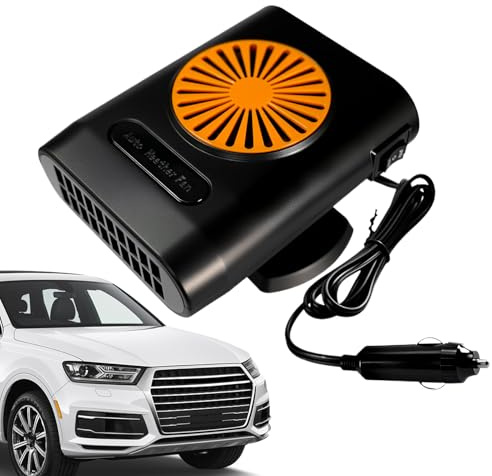 Calentadores Coche Para Vehículo,Ventilador De Parabrisas Automotriz 200W - 12v/24v Ventilador Calefactor y Desempañador de Parabrisas para Automóvil en Uso Diario y Exterior Durante Estacionamiento C