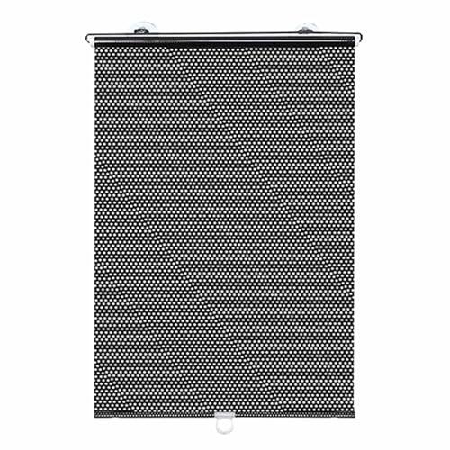 Plisseerollo mit Saugnäpfen Balkon Plisseerollo Anpassbare Lamellenvorhang Ohne Bohren Verdunklung Hitzeschutz Jalousien für Küche Büro Wohnzimmer(40Wx60Hcm)
