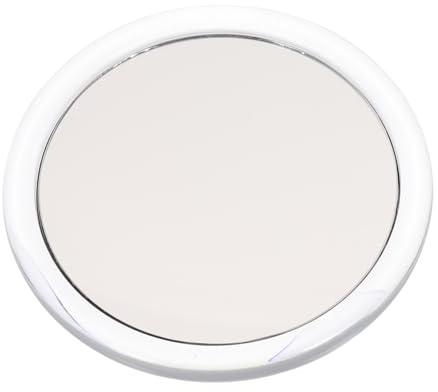 Gatuida Espejo de Maquillaje con Ventosa Aumento Compacto y Seguro para Baño y Viaje Espejo Cosmético de Succión para Diario y Aplicación Precisa