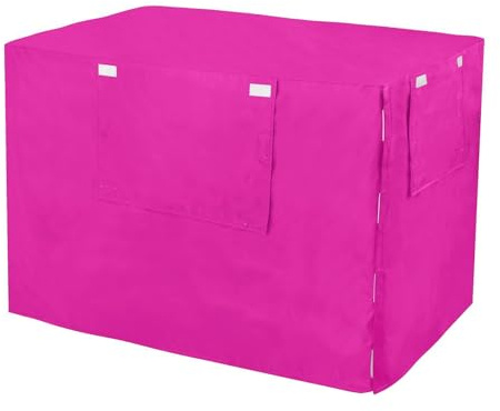 Hållbar fuchsia hundlåda skydd lätt att installera lådskydd för hundar stor