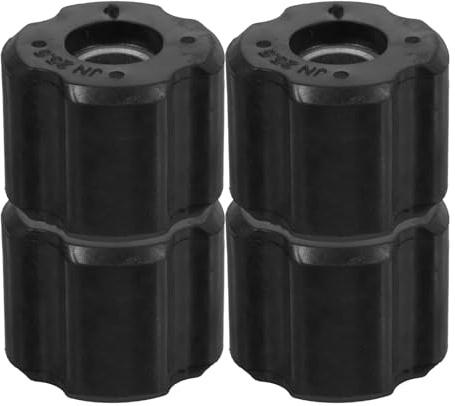 Veemoon Bague de Roulement de Remplacement 28X255 MM pour Tondeuse à Gazon Kit 4 Pièces en PE Solide Douille pour Tube Aluminium 26-28 MM Accessoire Compatible Débroussailleuse