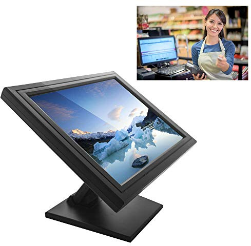 SENDERPICK Écran tactile LCD 17 , système de caisse pour ordinateur, VGA, USB, caisse, restaurant, bar, café, donut Store