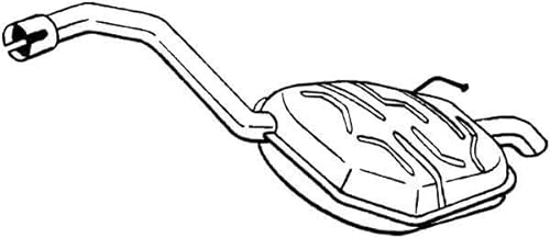 BOSAL Endschalldämpfer 154-635