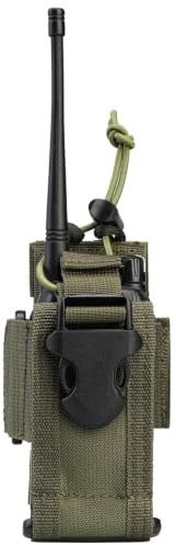 VIPERADE Walkie Talkie Tasche,MOLLE Funkgerätehalter,Verstellbare Funkgeräte Holster für Weste,Walkie Talkie Halter Radio Holster für Gürtel,Multifunktionale Radio Pouch Funkgerät Tasche