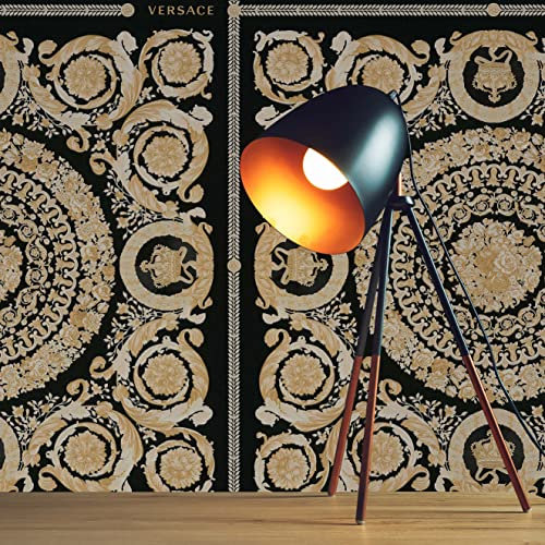 TADESSI WTD Mantiburi Jacopo M1-No.315 Papier peint non tissé Motif baroque Noir/doré