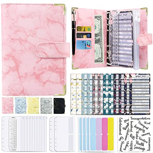 Presupuesto Binder, Cash Envelopes for Budgeting, Money A6 Pu Leather Diary presupuesto carpeta presupuesto tabla de