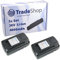 2x Trade-Shop Premium Li-Ion Akku 36V / 4000mAh / 144Wh kompatibel mit Al-Ko 9113280, B150, B200, EnergyFlex B 200 Li (113524)