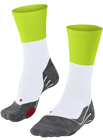 FALKE Unisex Fahrradsocken BC Gravel U So Baumwolle Funktionsmaterial antiblasen 1 Paar, Weiß White 2007, 39-41