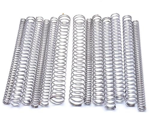 Acero inoxidable 304, longitud 305 mm, diámetro del alambre 0,3/0,4/0,5/0,6/0,7/0,8 – 1 mm de diámetro de resorte en forma de Y, presión pequeña para coche, 305 mm (2 unidades), 0,9 mm, 11 mm