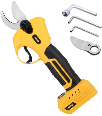 Cordless Pruning Shears Compatible with Dewalt 18V Battery（No Battery Electric Garden Pruner 26,000RPM Brushless Motor&SK5 Steel Blades-0.98 Inch Cutting Diameter for Gardening Tree Branch
