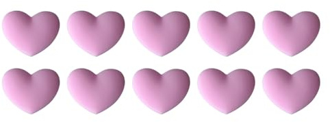 Mioyow - Amortiguador para raqueta de tenis (10 unidades, amortiguador de tenis, vibración, forma de corazón, silicona, herramienta de absorción de golpes para raqueta de tenis