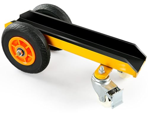 XLTEAM Hochleistungs-Plattenwagen, Transportwagen Mit Vollreifenrädern, Tragfähigkeit 300 Kg, I-Trägerbreite 85 Mm, Für Plattenmaterial, Glas, Sperrholz, Tür, Fensterrahmen, Gipskarton
