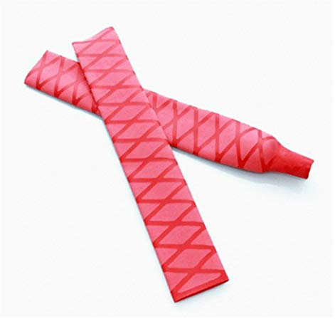 Kabelschlauch,Kabelschutzschlauch,Kabelschutz 1M Wärmeschrumpfschlauch Angeln wasserdichte Anti-Skid Wraps Angelstange Badminton Schläger Schläger Tube Grip Kabelhülse (Color : Red, Size : 35mm)