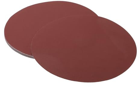 ACROPIX 12 Inch Sanding Discs Round Hook and Loop Sandpaper 240 Grits - 10 PCS