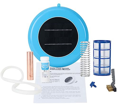 Kupfer-Silberionen-Poolreiniger, Solar-Pool-Ionisator für Außenpools und Spas, reduziert den Chlorverbrauch um 85 %, geeignet für Süß- und Salzwasserzirkulation
