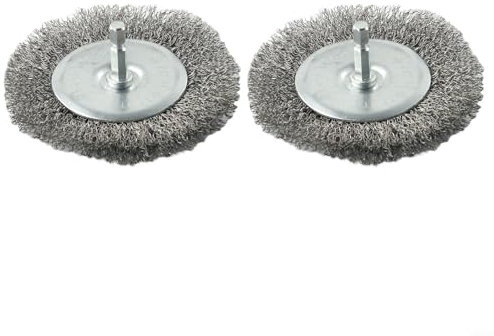 Oniissy 2pcs Electric joint brush replacement brush wire brush set for EFB 400 blister,Joint Cleaner Wire Brushes Set,Electric Grout Brushes,Brush and Wire Brush