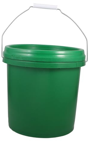 SHOWERORO Secchio Di Plastica Con Coperchio e Maniglia Contenitore Per Fermentazione Secchio Per Uso Alimentare Per Pulizia Campeggio Conservazione
