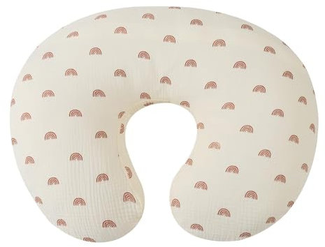 Ukbzxcmws Funda de cojín de lactancia, o 1 pieza de cojín extraíble, funda de lactancia transpirable