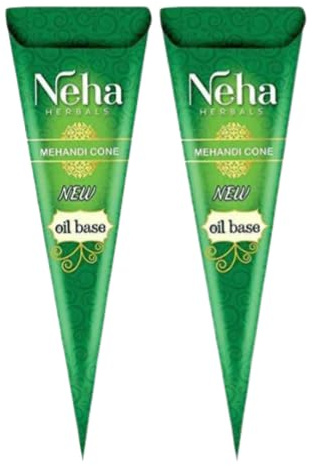 Neha Mehandi Cone (2er-Set) Pastentube für Tattoos aus Naturprodukten