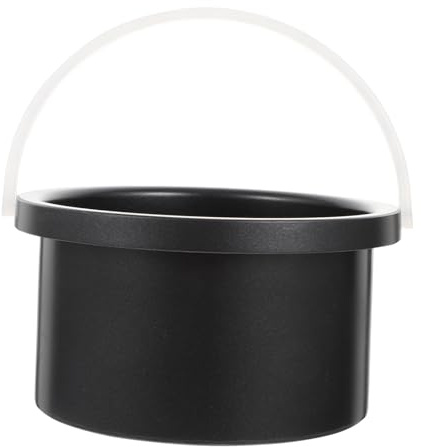 Veemoon Aluminium Wax Melting Container Bowl Black Handle Reliable and Easy to Clean Replacement Part for Wax Melting Machine Hair Removal Tool