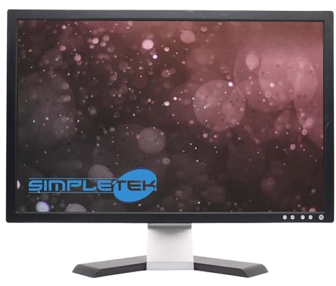 SIMPLETEK – Monitor LCD 16:9 22’’ | 1680x1050, 5ms, 1000:1 | VGA, DVI-D, Montaggio a parete | Base e Cavo VGA Inclusi (Ricondizionato)