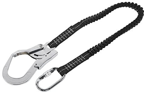 ERYUE Cintura di Sicurezza con Gancio Elastico con Chiusura a Forma di O per Protezione Anticaduta, per Wireman Professionista