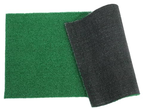 HOMSFOU Tapis de Gazon Artificiel pour Tortues Aquatiques 80x40 Cm, Plateforme de Repos et Rampe D’Exposition pour Reptiles, Gazon Synthétique Résistant pour Aquarium Intérieur
