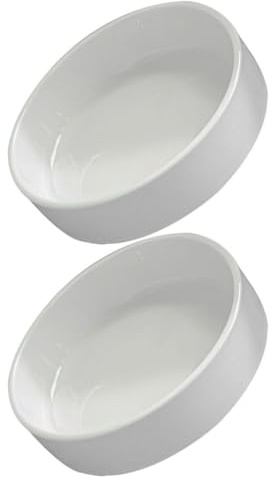 Veemoon 2 Stück Runde Keramik Blumentopfuntersetzer 9,2x2x8,5cm Robust Bodenschutz für Zimmerpflanzen Pflanzschale für Garten und Zuhause