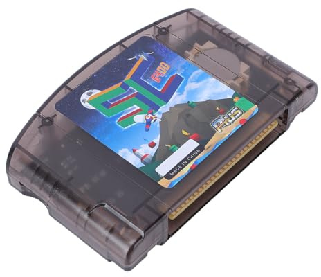 Yanmis Cartuccia Flash N64 Cartuccia di Gioco Compatibile Open Source 64DD con Scheda SD Integrata da 32 GB, Supporta Emulatore ROM GB GBC SMS GG CHF, Backup con Salvataggio Automatico, per N64 (#1)