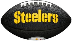 Wilson Unisex ungdom, MINI NFL TEAM SOFT TOUCH FB BL PT amerikansk fotboll, svart
