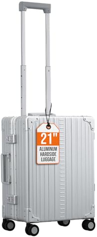 Aleon Traveller 21-4-Rollen-Kabinentrolley 55 cm Silver