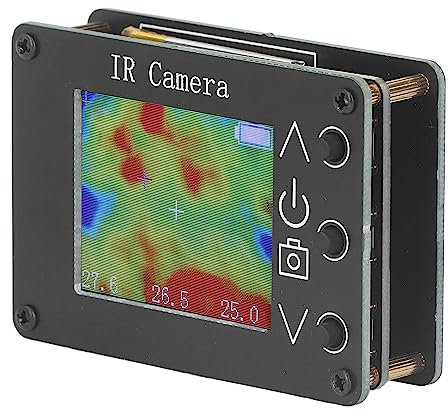 Termocamera a Infrarossi, Design Integrato Termocamera Compatta Senza Contatto Ampio Intervallo di Temperatura per il Rilevamento di Sicurezza