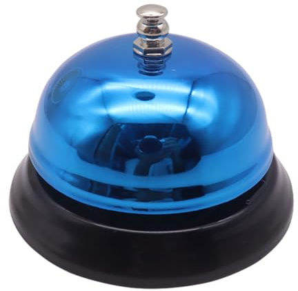 jiyun Cloche de Service, Service de Table, Cloche d'appel, Cloche de Bureau, Sonnette d'appel de Bureau antirouille en métal, Sonnette de réception pour hôtels, Restaurants, Cuisines, Ba, écoles