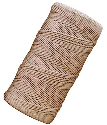 Lurrose 1stück Baumwoll-Seil Für Wanddekoration Handgewebtes Tapisserie-Seil Beige Für Makramee-projekte Bastelarbeiten Und Kreative -Dekorationen Weich Natürlich Chemische Farbstoffe