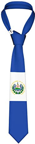 Krawattenschal El-Salvador-Emblem, Krawatten Mikrofaser Business Krawatte Casual Business Halstuch Für Hochzeit Herren Büro