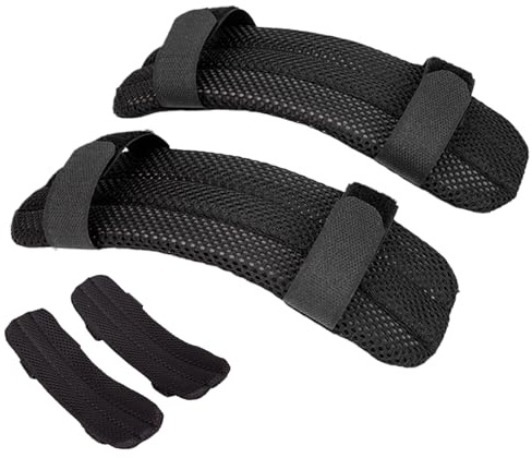 Coussinets de sangle de sac à dos | Coussin d'épaule respirant | Rembourrage doux antidérapant avec ajustement et pression réglables | Protection de sangle confortable pour sacs d'ordinateur portable